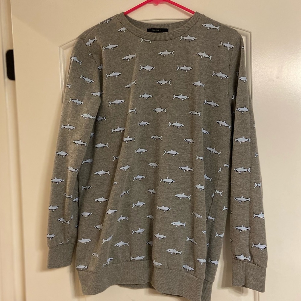 Forever 21 shark sweater